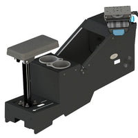 2020+ Ford Police Interceptor® Utility Short Console Box with Cup Holder, Armrest, and Mongoose® XE 7” Motion Attachment